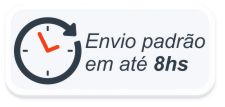 Ilustração mostrando o tempo de envio dos códigos de barras universal, destacando o envio rápido e os prazos de entrega - PegaOCodigo.com